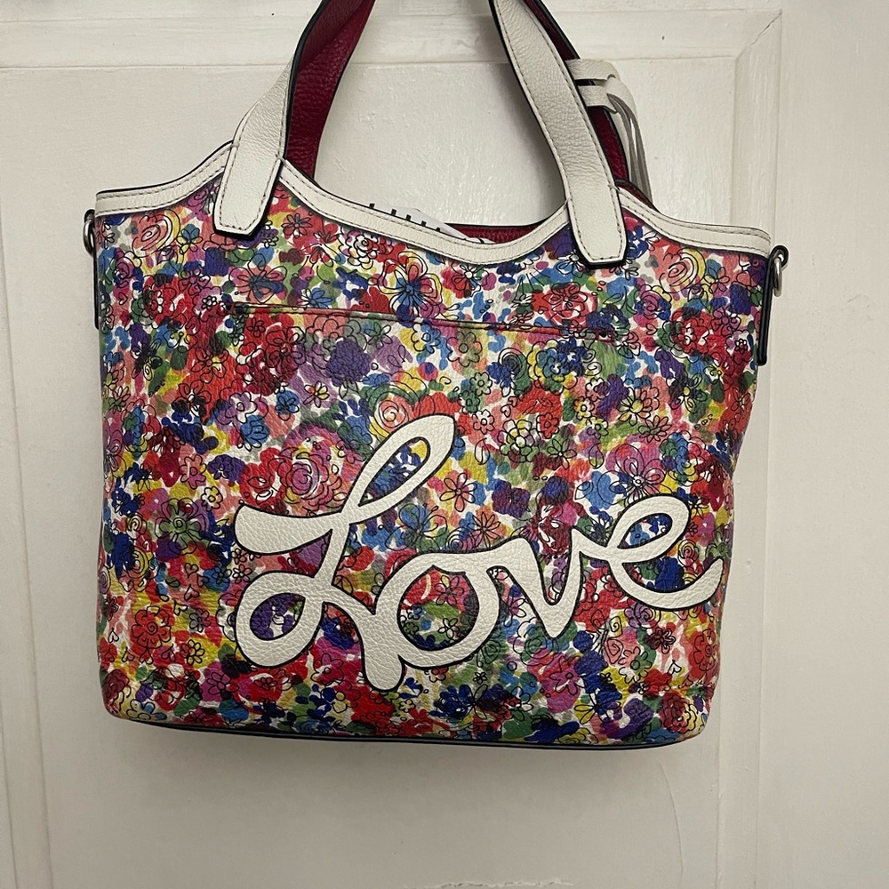 Brighton Colorful Floral Love Tote